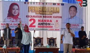 Pengukuhan Tim Pemenangan Calon Bupati 02 Nanda - Anton Kecamatan Negerikaton