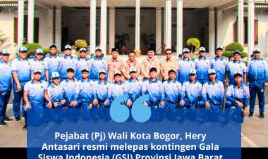 Kontingen GSI Jabar Tampil di Nasional, Ini Pesan Pj Wali Kota Bogor