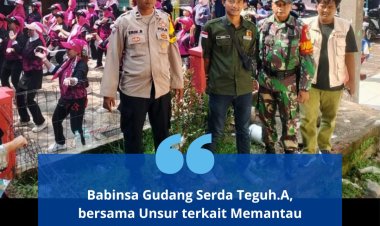 Babinsa Gudang :   Memantau kegiatan Kampanye salah satu Paslon Cawalkot Bogor