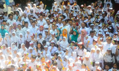 Peragaan CTPS, Pj Wali Kota Ajak Siswa Jaga Kesehatan