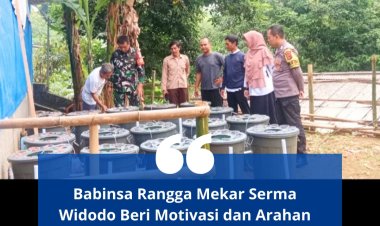 Babinsa Bogor Selatan : Beri Motivasi dan Arahan kepada Peternak Lele.