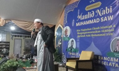 Warga Rancamaya Peringatan Maulid Nabi Muhammad SAW 1446 H