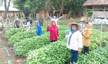 Babinsa Koramil 06-04/Bogor Barat Hadiri Sosialisasi Dan Pencanangan Kampung Keluarga Berkualitas (KB)
