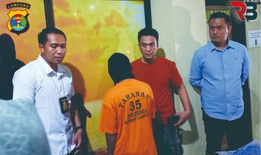 Pelaku Dugaan Asusila Terhadap Anak Ditangkap Polresta Bandar Lampung