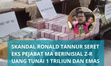 Skandal Ronald Tannur Seret Eks Pejabat MA, Uang tunai 1 Triliun dan Emas 51 Kilogram turut disita.