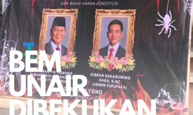 BEM FISIP Unair dibekukan.