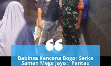 Babinsa Katulampa Bogor Timur Kopka Dede Hendra : Pantau Kampanye Pilwalkot Bogor 2024.