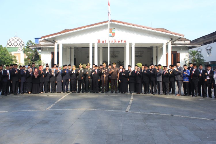 Dandim 0606/Kota Bogor Ikuti Upacara Hari Kesaktian Pancasila 2024 di Halaman Balaikota Bogor