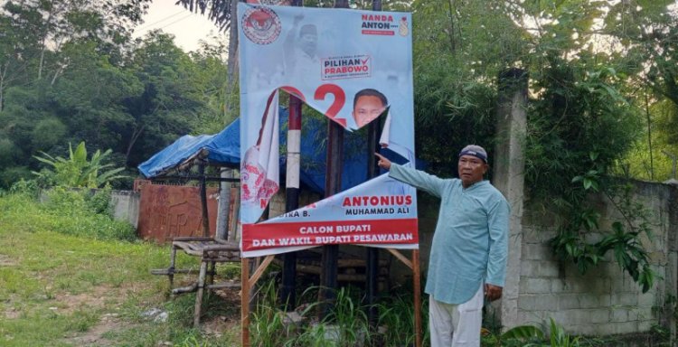 Alat Peraga Kampanye Calon Bupati Dirusak Orang Tak Dikenal