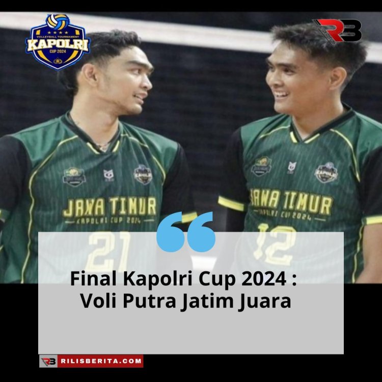 Final Kapolri Cup 2024 : Voli Putra Jatim Juara