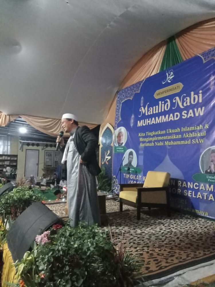 Warga Rancamaya Peringatan Maulid Nabi Muhammad SAW 1446 H