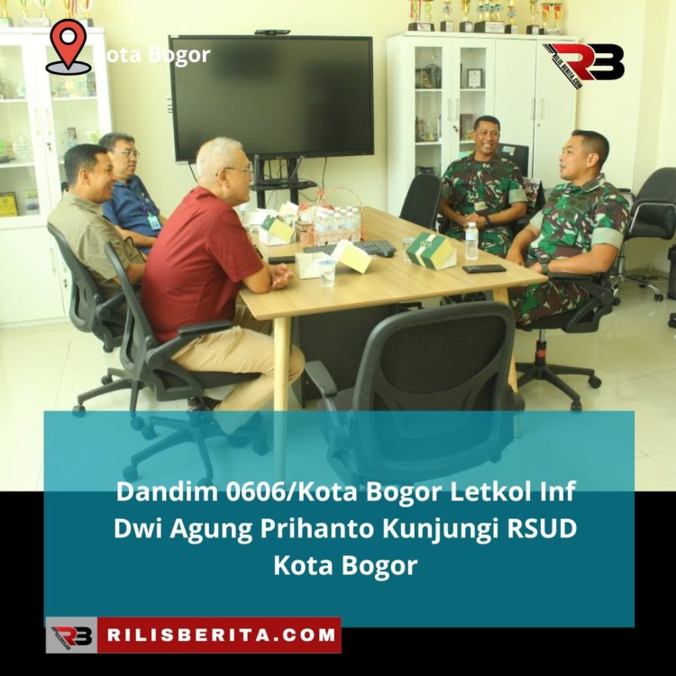 Dandim 0606/KB Silaturahmi ke RSUD Kota Bogor