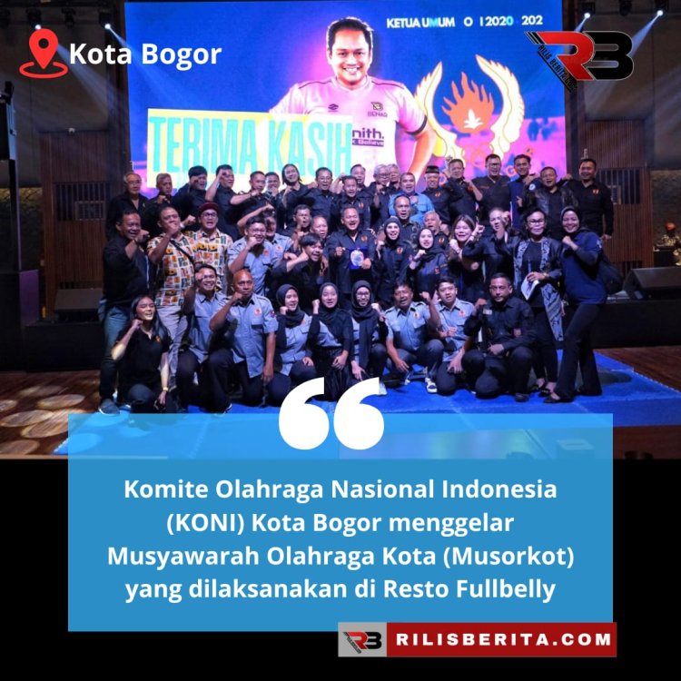 Musorkot KONI Kota Bogor, Pj Wali Kota : Momentum Pererat Persatuan dan Soliditas