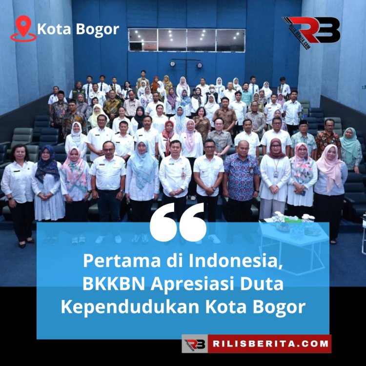 Pertama di Indonesia, BKKBN Apresiasi Duta Kependudukan Kota Bogor