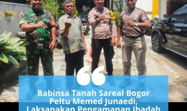 Babinsa Tanah Sareal Bogor Peltu Memed Junaedi, Laksanakan Pengamanan Ibadah minggu di Gereja Kristen Pasundan
