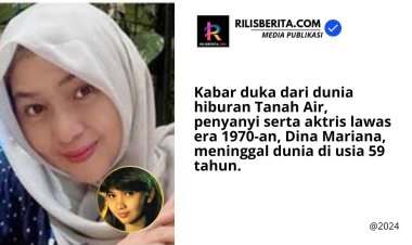 Dina Mariana, meninggal dunia di usia 59 tahun.
