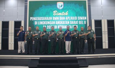 Kodam Tanjungpura Gelar Bimtek Penatausahaan BMN dan Siman V2