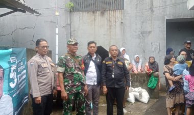 Babinsa Koramil 06-02/Bogor Selatan Laksanakan Pemantauan Kampanye Calon Walikota dan Wakil Walikota Bogor Nomor Urut 05