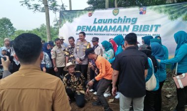 Polresta Bogor Kota dan Pemkot Bogor Launching Program Penanaman Bibit Jagung, Program Ketahanan Pangan Nasional