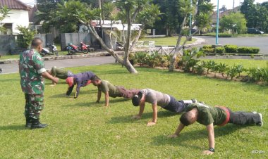 Babinsa Koramil 06-04/Bogor Barat Laksanakan Bintahwil Kepada Anggota Security