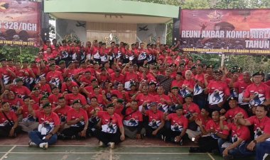 Reuni Akbar Kompi Airlangga Yonif PR 328/DGH Tahun 2024