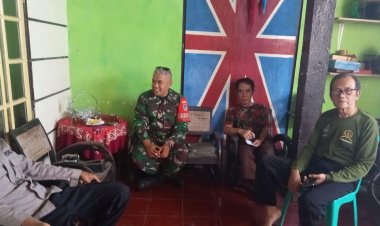 Babinsa Koramil 06-03/Bogor Timur Laksanakan Giat Komsos Bersama Warga