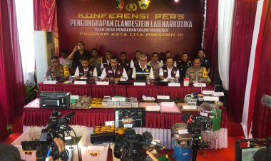 Pengungkapan Clandestine Laboratorium Narkoba di Bali