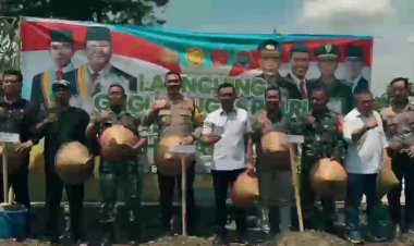 Kapolresta Bogor Kota Bersama Forkopimda Resmi Luncurkan Gugus Tugas Polri untuk Ketahanan Pangan