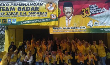 Anggota DPRD Kabupaten Sukabumi Fraksi Golkar dan Srikandi Ratu Badar Optimis Menangkan Paslon Nomor Urut Dua
