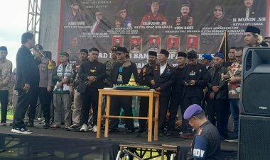 Milad BPPKB Banten DPAC Sukaraja & Santunan Anak Yatim di Lapangan Tugu Lonceng Cilebut