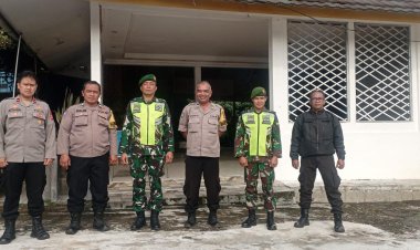 Babinsa Koramil 06-02/Bogor Selatan Laksanakan Serah Terima Jaga di Gudang Logistik PPK Bogor Selatan