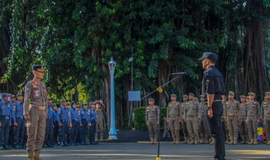 Pimpin Apel Satlinmas, Pj Wali Kota Minta Bersinergi