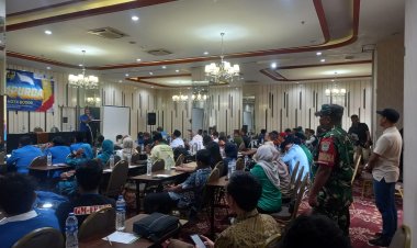 Babinsa Koramil 06-02/Bogor Selatan Monitoring Kegiatan RAPIMPURDA DPD KNPI Kota Bogor