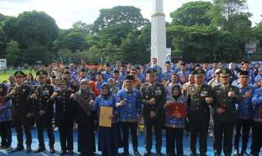 Dandim 0606/Kota Bogor Hadiri Peringatan HUT Ke 53 Korpri Tahun 2024