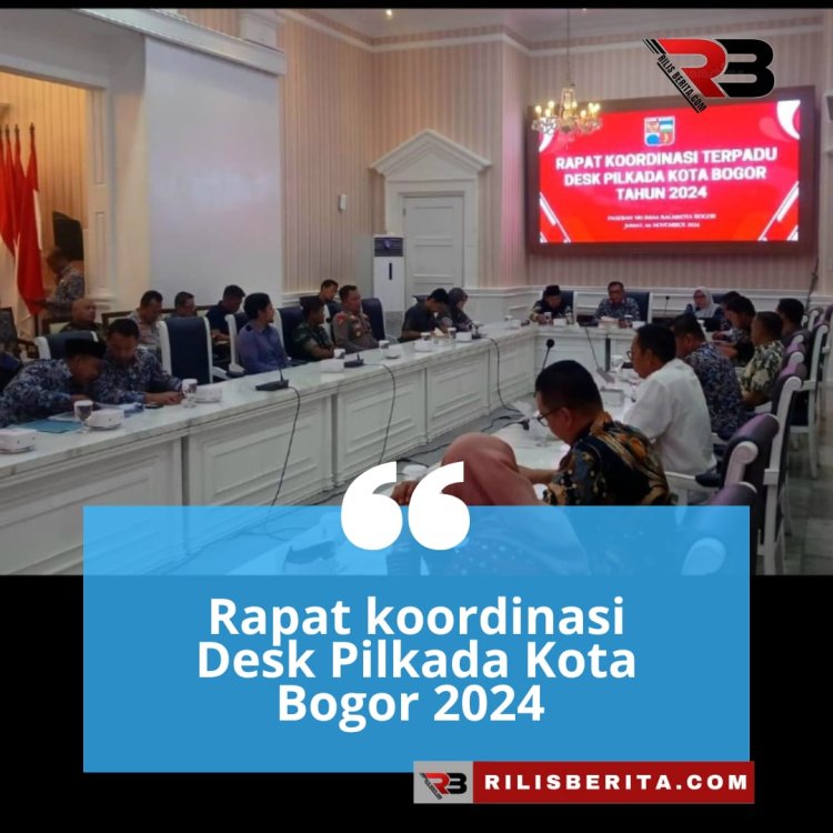 Rapat koordinasi Desk Pilkada Kota Bogor 2024