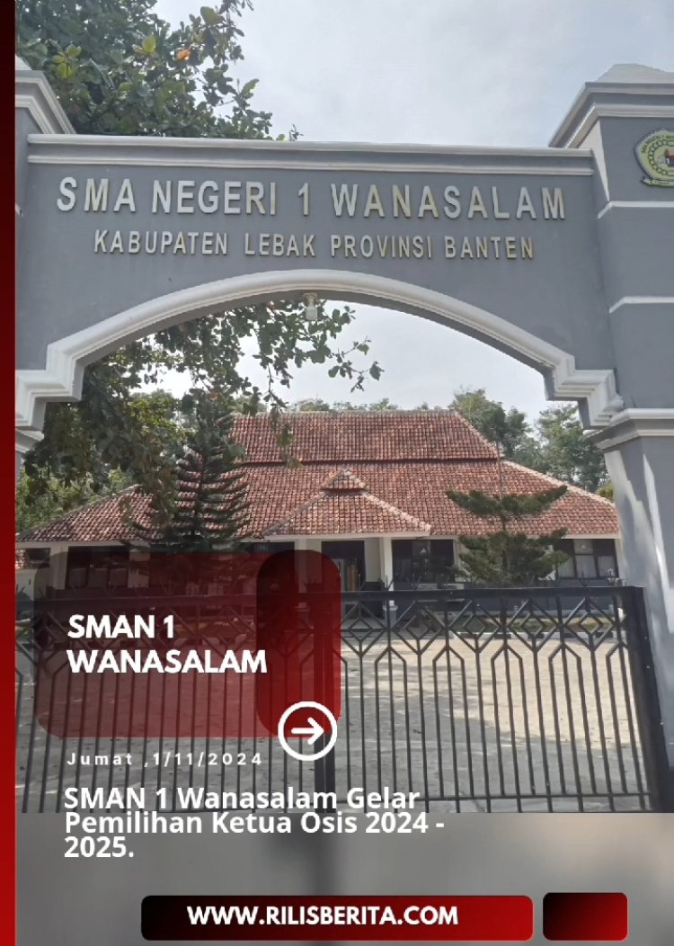 SMAN 1 Wanasalam Gelar Pemilihan Ketua Osis 2024 - 2025.