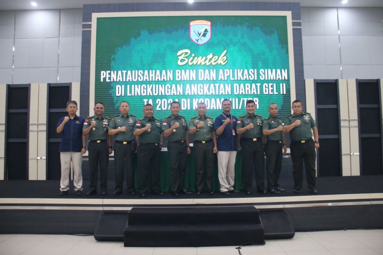 Kodam Tanjungpura Gelar Bimtek Penatausahaan BMN dan Siman V2