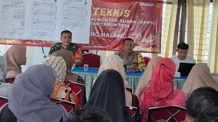 Babinsa Koramil 06-05/Bogor Utara   Hadiri Bimtek Anggota KPPS Pilkada Tahun 2024