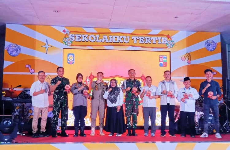 Dandim 0606/Kota Bogor, Letkol Inf Dwi Agung Prihanto S Sos M.Tr ( Han ) Menghadiri Launching Sekolahku Tertib ( Skuter )