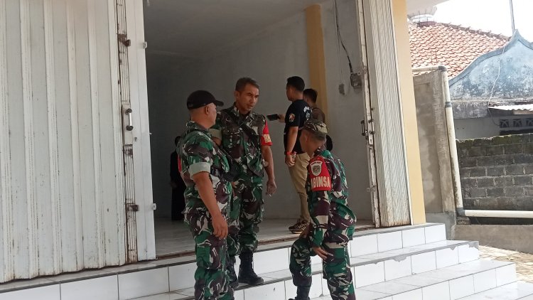 Danramil 0607/12 Parungkuda Lakukan Pengecekan Gudang Logistik Pilkada 2024