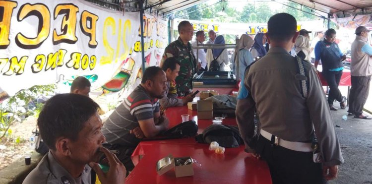 Babinsa Koramil 06-03/Bogor Timur Monitoring Bazar Djuara yang Diselenggarakan oleh Calon Wakil Walikota Nomor Urut 3
