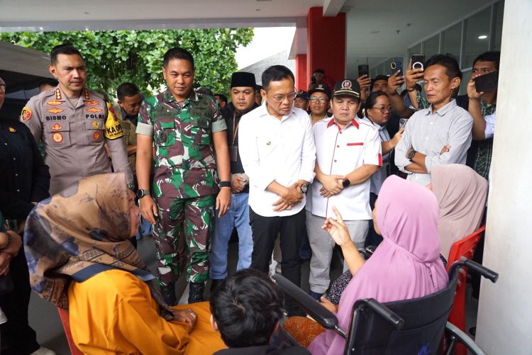 Forkopimda dan Desk Pilkada Kota Bogor Keliling TPS