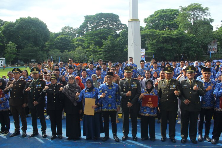 Dandim 0606/Kota Bogor Hadiri Peringatan HUT Ke 53 Korpri Tahun 2024