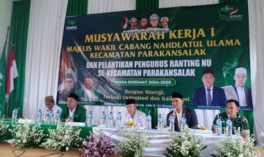 Babinsa Bojong Longok Hadiri Musyawarah Kerja 1 MWCNU dan Pelantikan PRNU