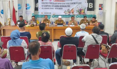 Babinsa Koramil 06-02/Bogor Selatan Monitoring Pertemuan Warga Babakan Baru dengan Forkopimcam
