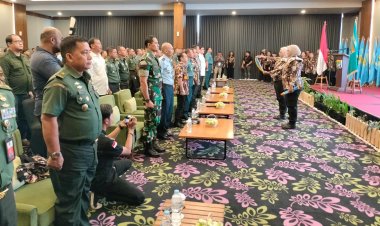 Komandan Kodim 0606/Kota Bogor Hadiri Pembukaan Rapimpus dan Rakernas GM FKPPI 2024