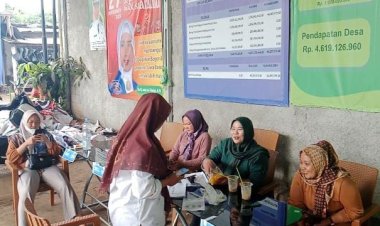 995 Warga Desa Sasak Panjang Terima Bantuan Beras 10 Kilogram