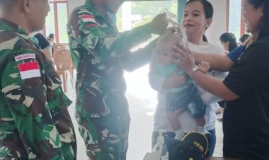 Posyandu Satgas Yonzipur 5/ABW, Balita Sehat, Cerdas dan Ibu Bahagia