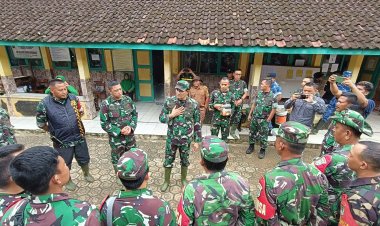 Danramil 2212/Tegal Buleud Bersama Babinsa dan Masyarakat Gelar Kerja Bakti Pasca Bencana di Desa Rambay