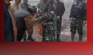 Danrem 061/SK Bersama Jajaran Kodim 0622/Kabupaten Sukabumi Kunjungi Sagaranten untuk Tinjau Korban dan Salurkan Bantuan Logistik